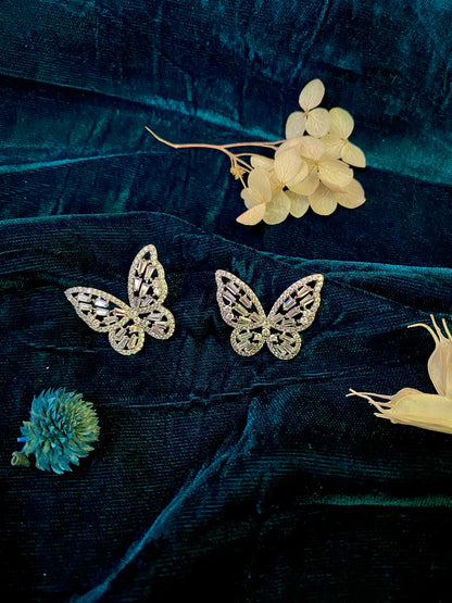 Unique butterfly earrings